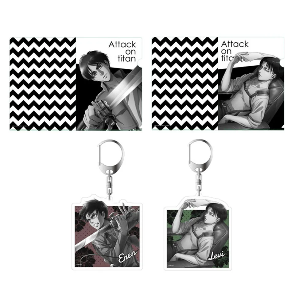 

Creativity Anime Attack On Titan Key Chains Cute Lovers Backpack Accessories Keychain Fashion Men Gifts For Role Play Keyring
