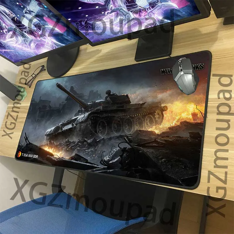 Большой игровой коврик для мыши XGZ с Черным Замком компьютерного стола Резиновые