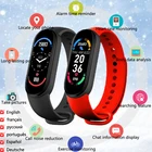 Xiaomi MI 6 оригинальный бренд M6 смарт-Браслет фитнес-шагомер пульсометр монитор кровяного давления водонепроницаемый пошаговый счетчик браслет для мужчин и женщин смарт-браслет