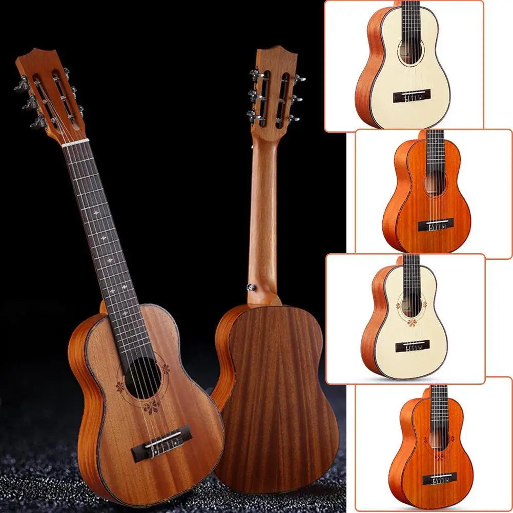 30 дюймов 20 ладов гитара укулеле 6 струн деревянная Гавайская музыкальные