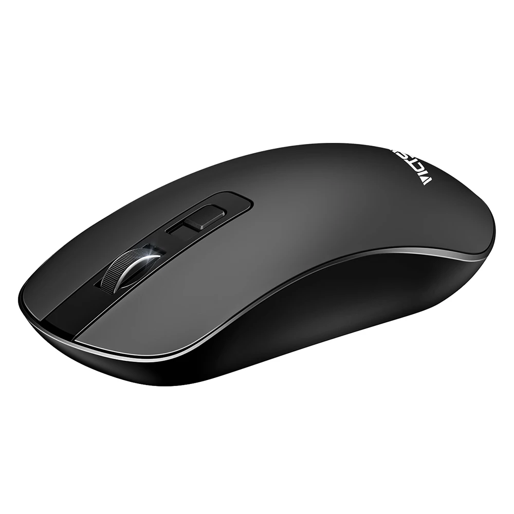 VicTsing PC079 беспроводная мышь 2,4G тонкая Бесшумная компьютерная мышь с приемником регулируемый уровень CPI Бесшумная мышь для ноутбука
