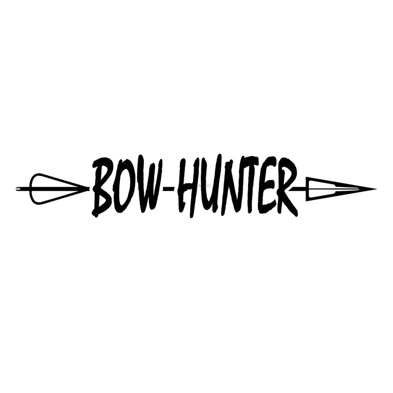 

40653# Vinyl Decal Bow Hunter Car Sticker Waterproof Auto Decors on Car Body Bumper Rear Window