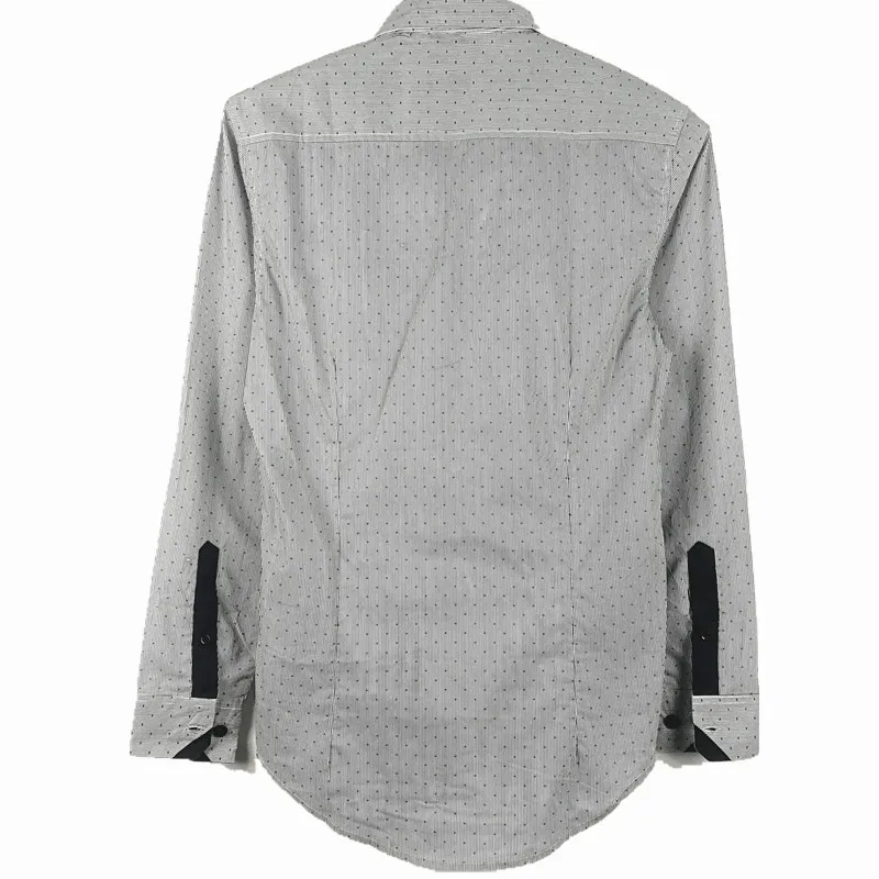 Hombre Camisa Masculina, осенняя Хлопковая мужская рубашка с длинным рукавом, молодежные модные повседневные рубашки в полоску, Camisas, мужская рубашка, мужская одежда