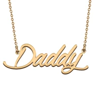 daddy custom name necklace customized pendant choker personalized jewelry gift for women girls friend christmas present