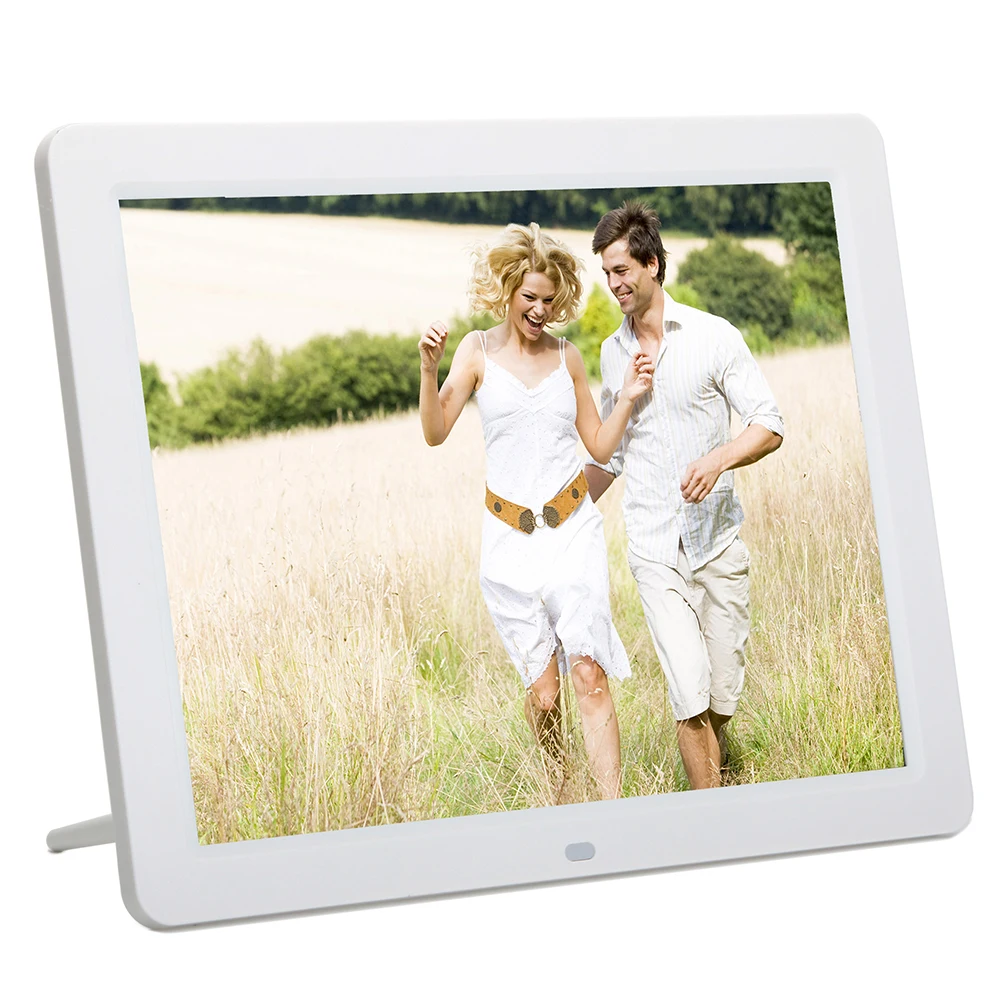 

12 inch Digital Picture Frame with 4/3 1204x768 LED Display IR Remote Control Music Movie Full Function Good Gift