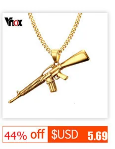 Vnox Ankh крест ожерелье кулон ключ жизни три тона из нержавеющей стали Египетский крест мужской воротник молитва подарки