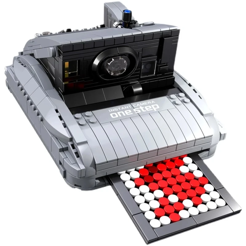

MOC One-Time Imaging Camera Building Blocks Bricks Creator Series Nostalgic Classic Camera DIY Toys for Children Gifts 797PCS