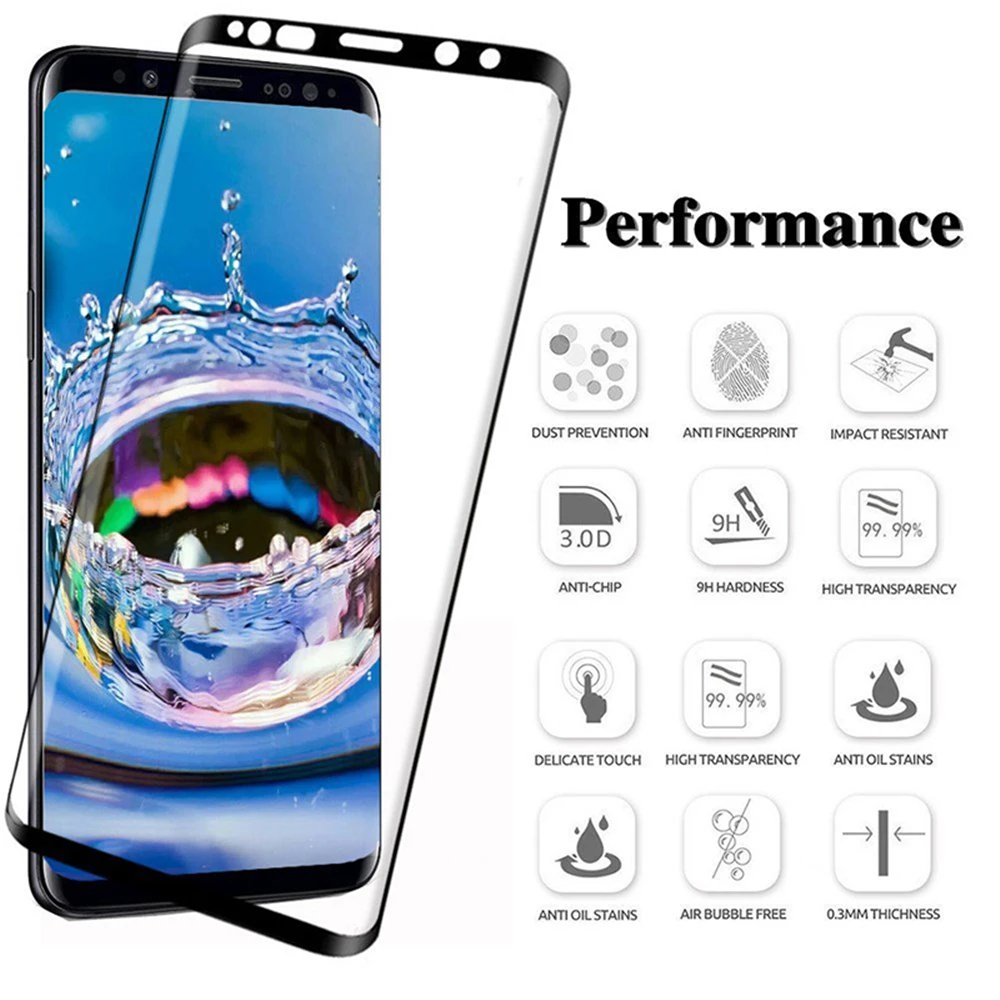 Защитное стекло для Samsung Galaxy S9 S8 Plus S7 Note 8 9 | Мобильные телефоны и аксессуары