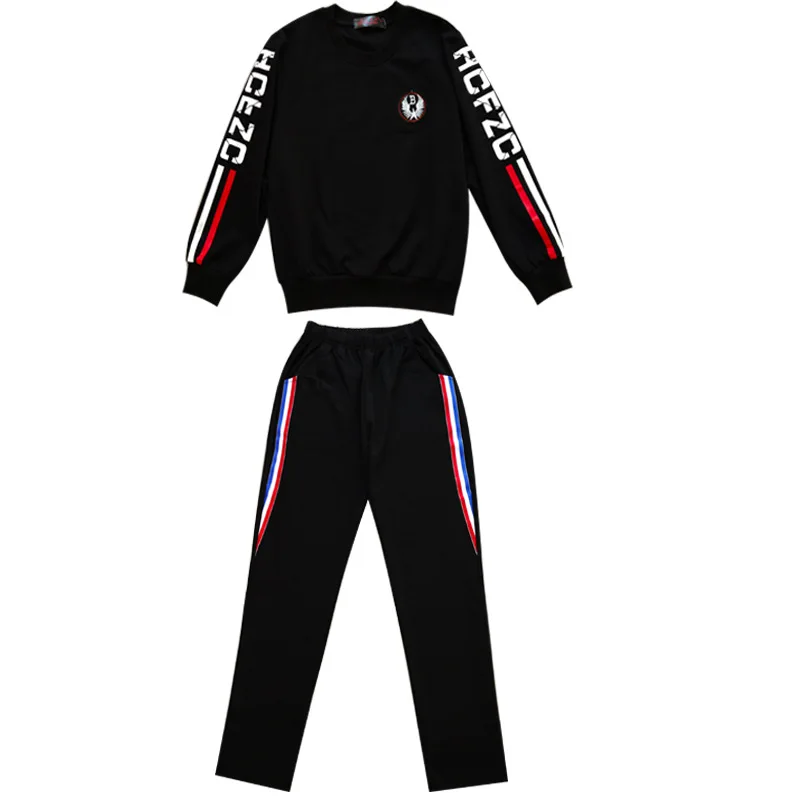 Семейный комплект спортивные комплекты черная одежда для пары топ рубашка +