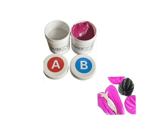 1:1 соотношение смеси Платиновый силикон putty к тому чтобы быстро формы силиконовая