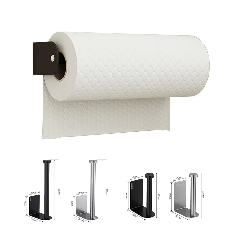 Настенный держатель для бумажных полотенец из нержавеющей стали|Держатели