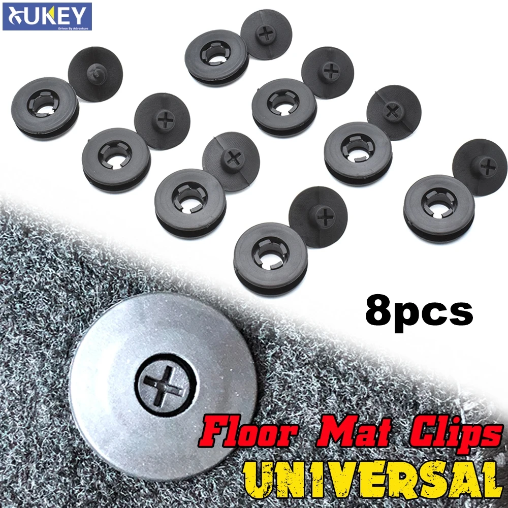 8x Универсальный Автомобильный крепеж напольный коврик фиксаторы Нескользящие
