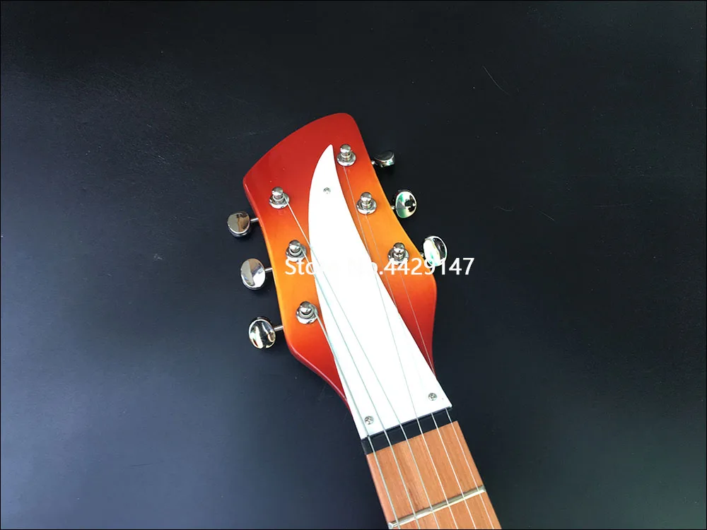 F весь полу акустическая 6 Электрогитары Ricken 325 Cherry корпус из розового дерева гриф