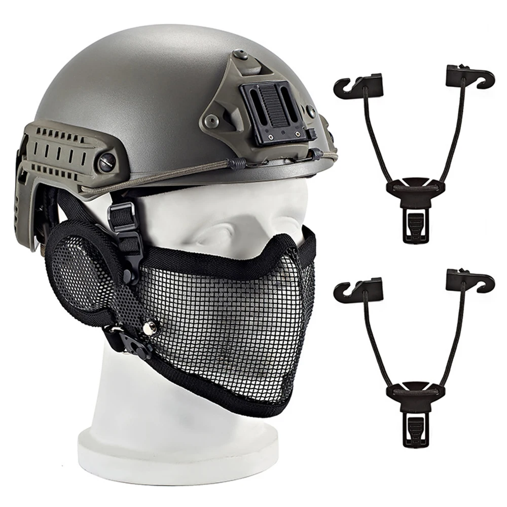 Тактическая Маска для страйкбола AIRSOFTA маска защиты ушей из стальной проволоки