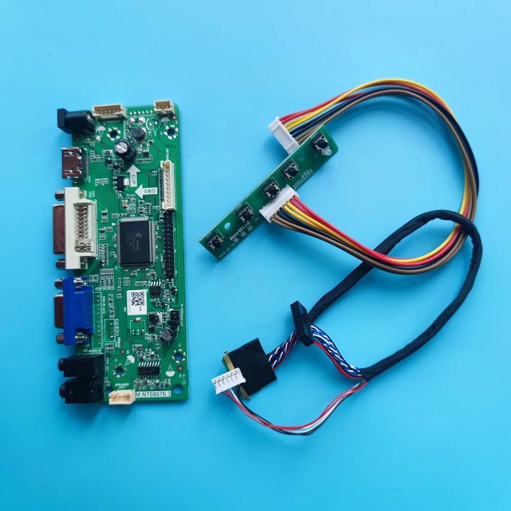 

VGA LED LCD DVI Audio Controller board display for 17.3" LP173WD1(TL)(N1)/(TL)(N2)/(TL)(N4)/(TL)(P1) 1600X900 cable card moitor