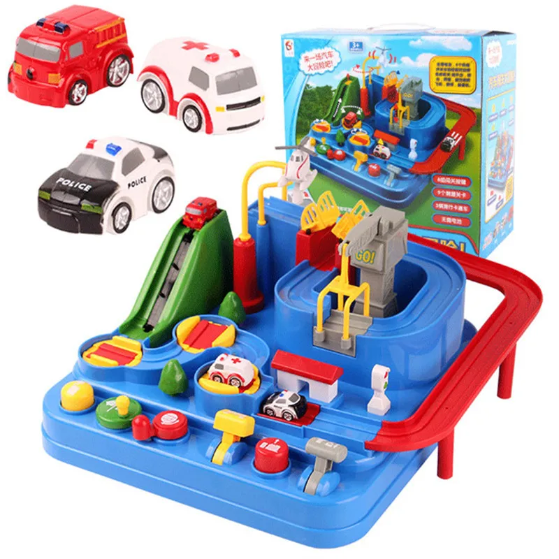 Детский 3-х Трековый дырокол обучающий пластиковый поезд фототрековый