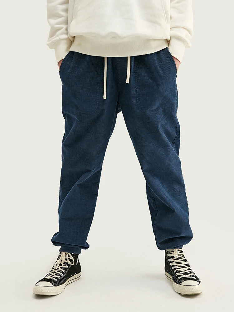 Мужской вельветовый комбинезон INFLATION Design зимние свободные однотонные штаны