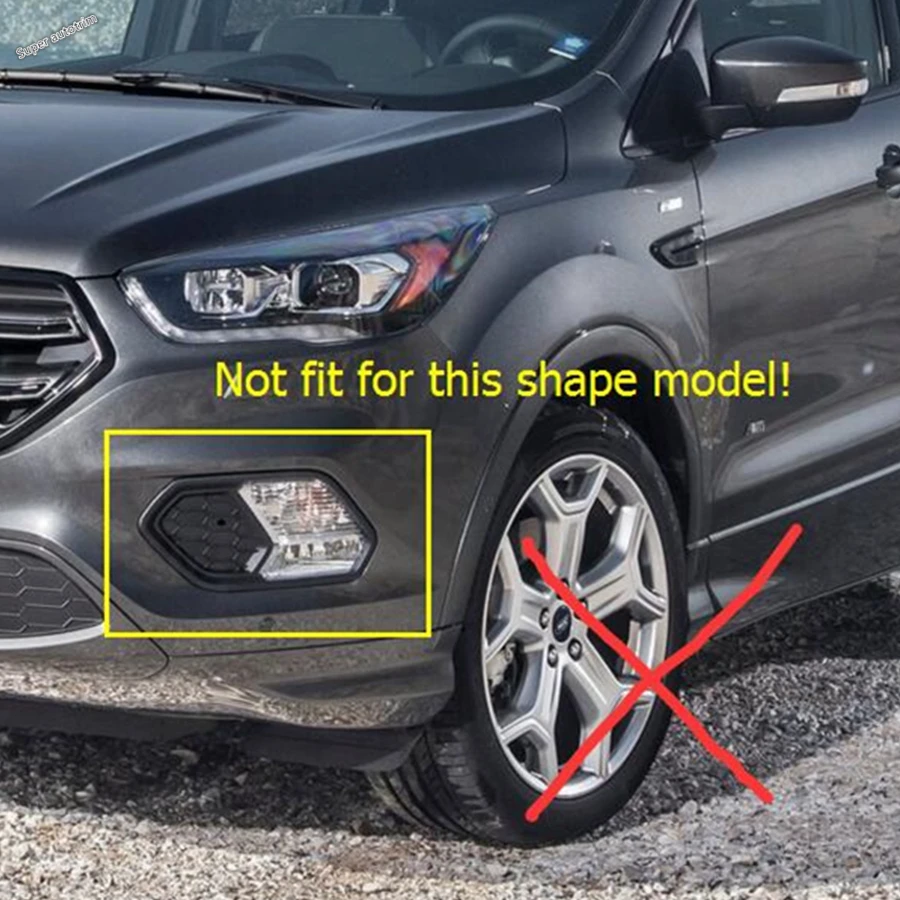 Аксессуары Lapetus подходят для Ford Kuga / Escape 2017 2018 2019 хромированный передний бампер