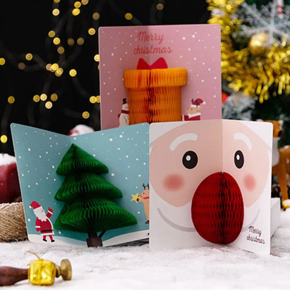 

New Variety Suit Fashion 3D Pop-up Christmas Greeting Card