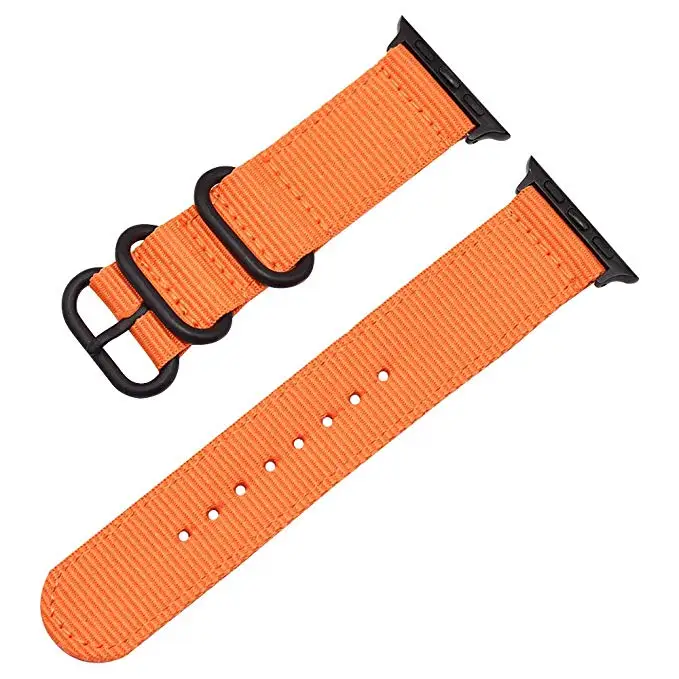 Ремешок нейлоновый для Apple Watch 4 band спортивный браслет iwatch 3 2 1 Sport 42 мм 40 38 Series
