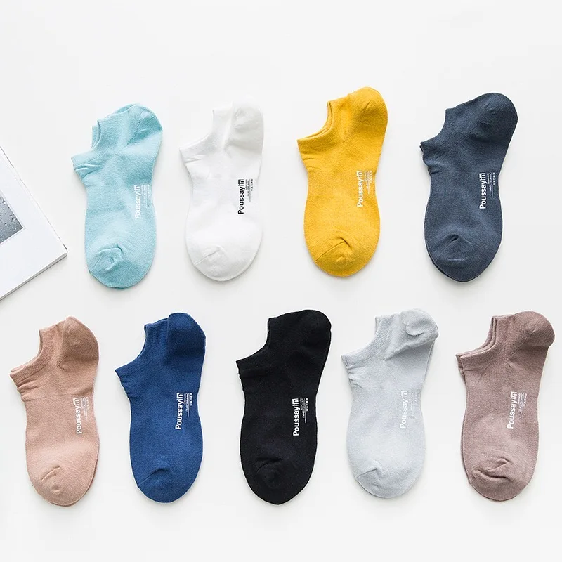 

Summer Cotton Man Short Socks Fashion Breathable Boat Comfortable Casual Male White Hot