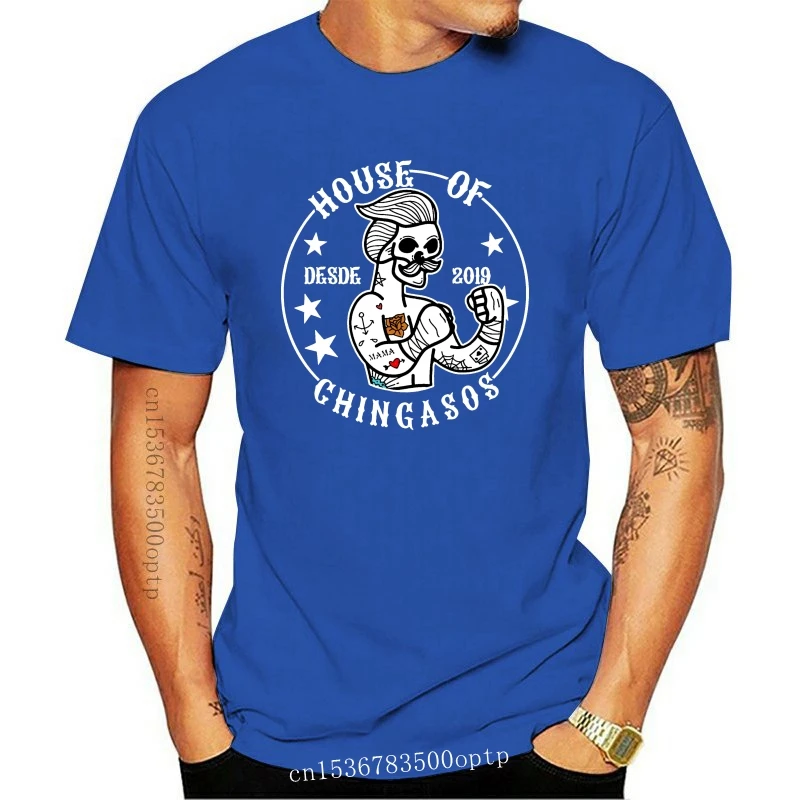 New House Of Desde Chingasos Funny Boxing Tattoo T-Shirts Tee Us Cotton Trend