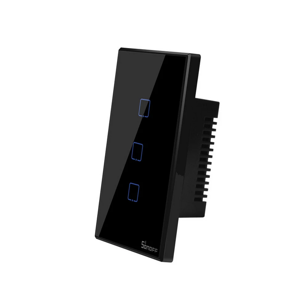 Умный настенный выключатель SONOFF T3US Wi-Fi 433 МГц | Электроника