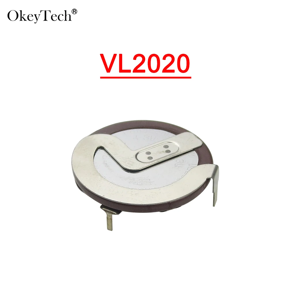 Okeytech 1 шт. 100% оригинальный VL2020 аккумулятор для автомобильного ключа BMW E60 E90 E46 Авто