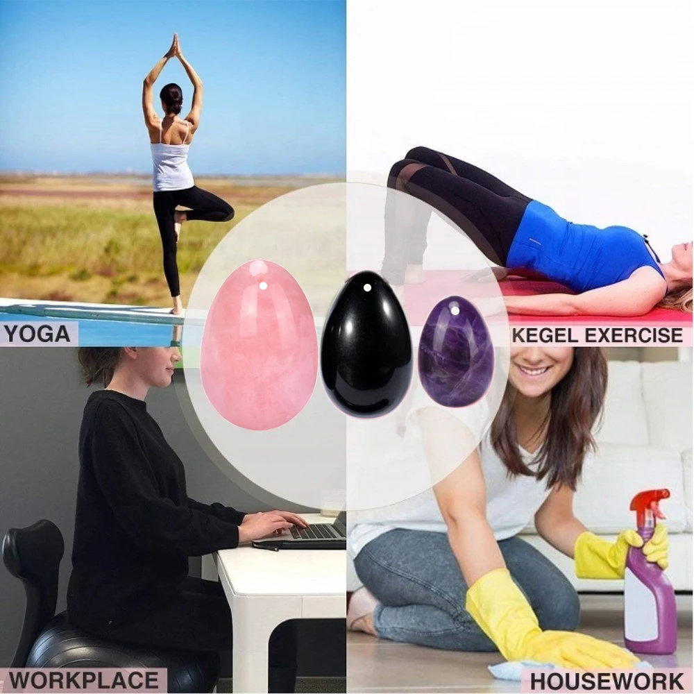 Набор яиц яичницы из натурального материала яичный нефрит мяч Бен ва мышцы