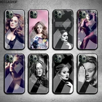 adele adkins phone case tempered glass for iphone 12 pro max mini 11 pro xr xs max 8 x 7 6s 6 plus se 2020 case