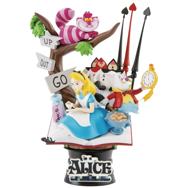 Original alice Принцесса Белоснежка Русалочка Белль Алиса Эльза сцена Статуэтка для детей подарок - Цвет: Original alice