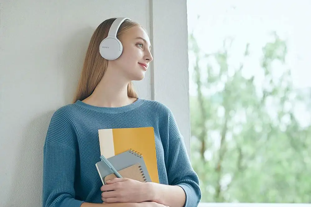 Sony Wireless Headphones WH-CH510: Bluetooth On-Ear Headset with Mic for Phone-Call White | Электроника