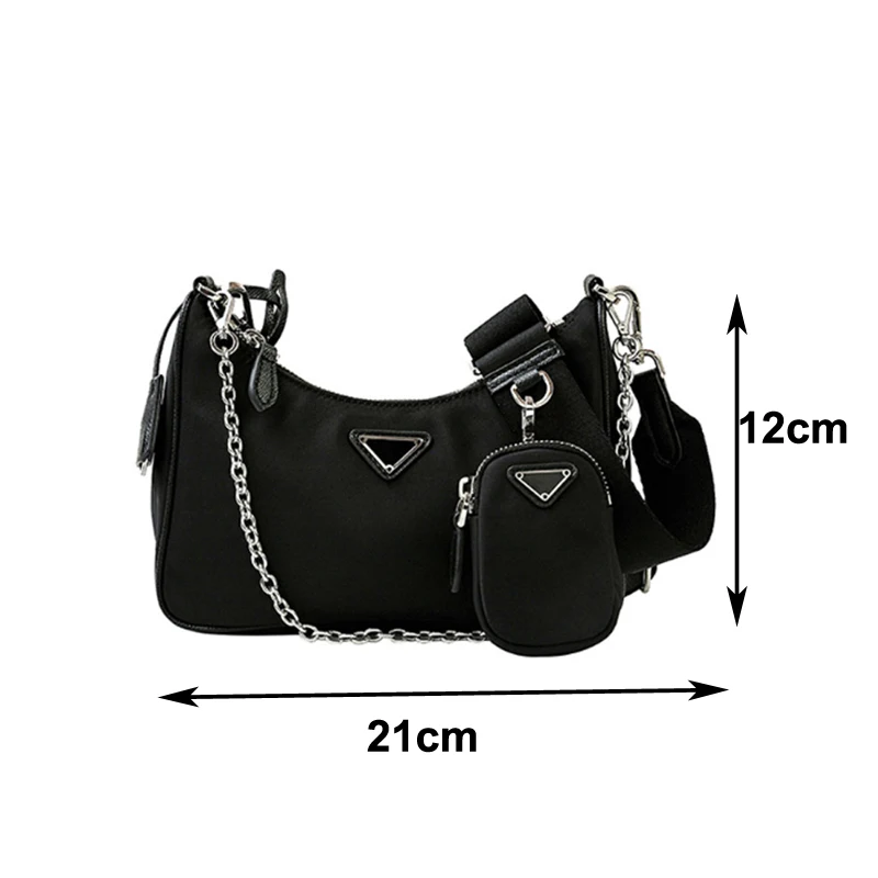 

Causal Women Crossbody Bags Luxury Handbags for Women Bags Designer with Mini Pocket Luxury Brand Female Shoulder Messenger Bag