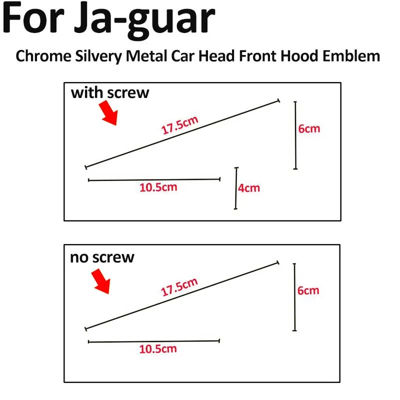 1 шт. хром серебристого металла авто передний капот этикетка для XF XJ XJS XK S TYPE X OEM