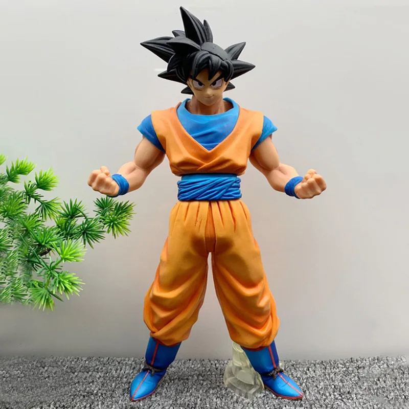 

26Cm Genuine Dragon Ball GK MSP Son Goku Super Saiyan Vegeta PVC Action Figures Toys Collectible Model Cartoon Car Decoration