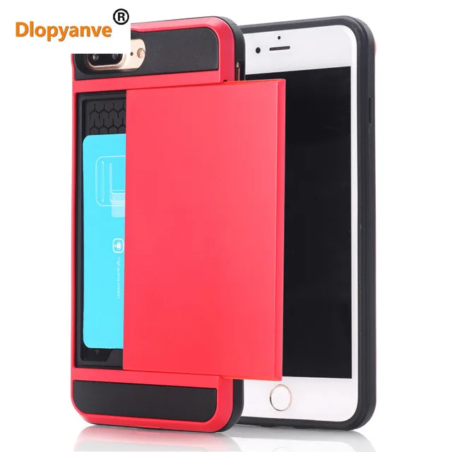 Скользящий держатель для карт Iphone 11 11Pro X XS XR Max 7 8 6 6S 5 5S Plus гибридный мягкий