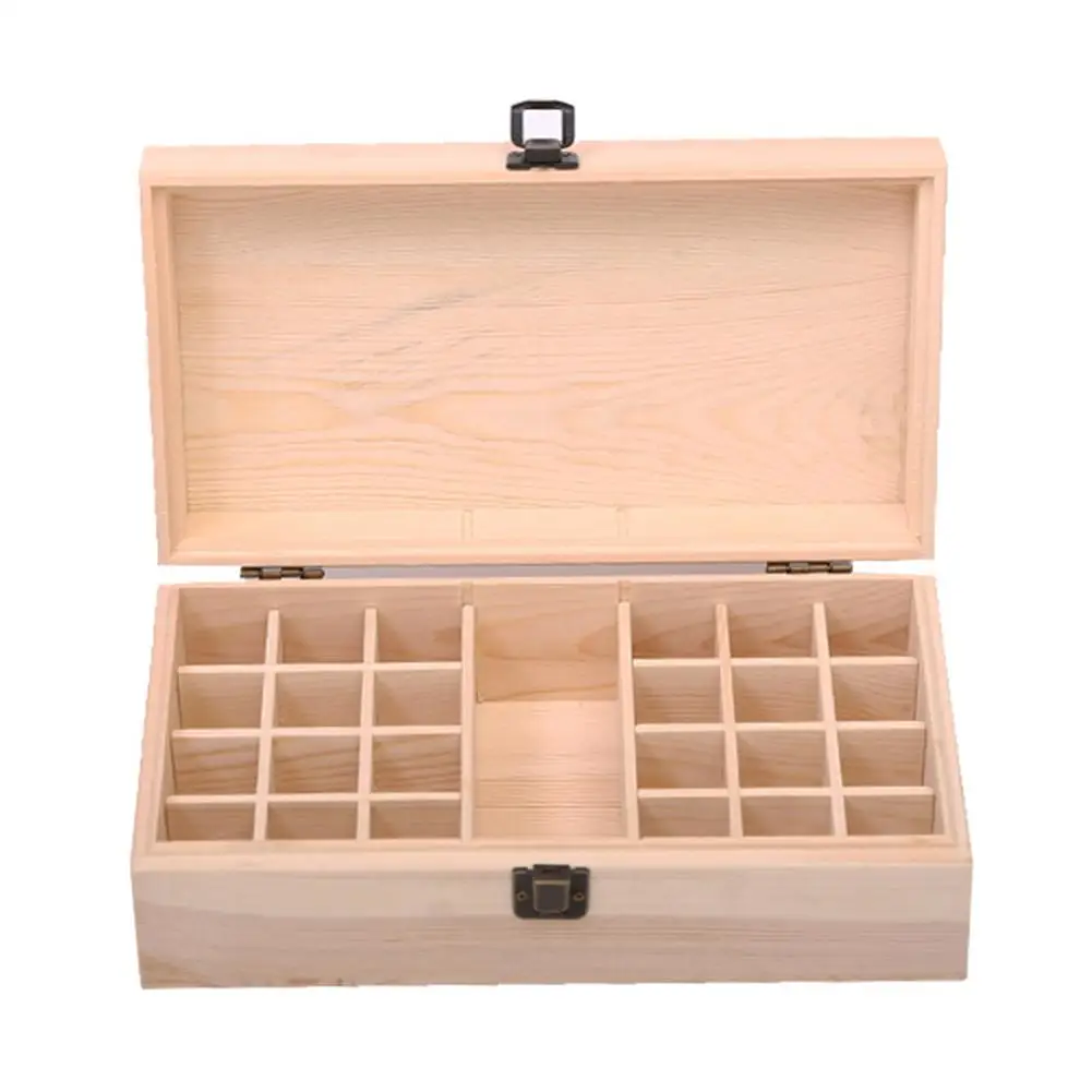 25 ячеек 10 мл деревянный ящик для хранения эфирного масла Чехол-держатель