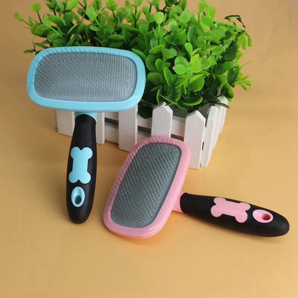 Вращающаяся на 360 градусов Расческа для собак Массажная щетка кошек расчески с