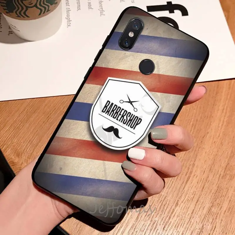

Barber Shop Hair Stylist Salon Phone Case For Xiaomi Mi A1 A2 5 6 6PLUS 8 9 SE Lite MIX 2 2S MAX 2 3 Pocophone F1