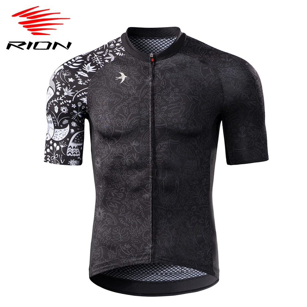 Футболка RION мужская с коротким рукавом Джерси для велоспорта одежда шоссейного