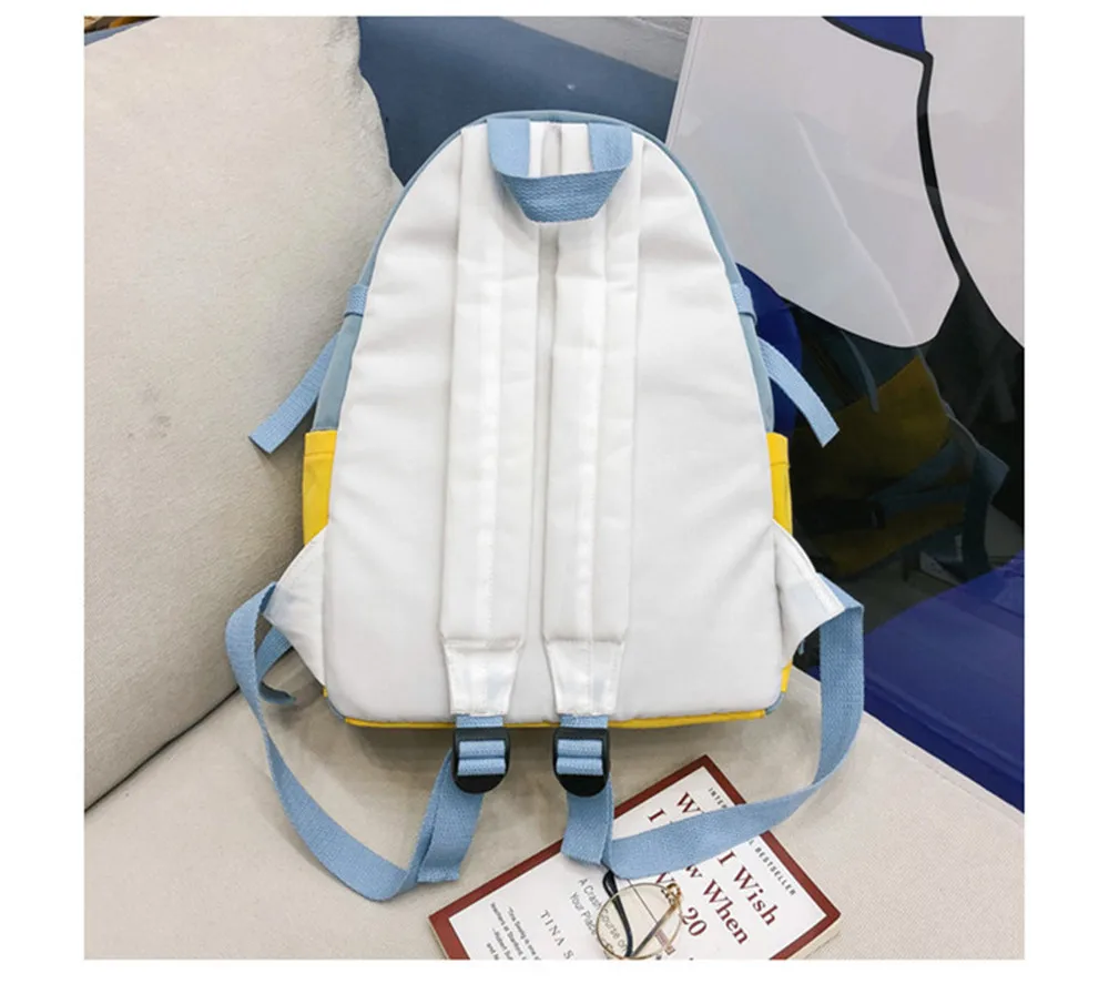 Классический водонепроницаемый нейлоновый женский рюкзак ранец с несколькими