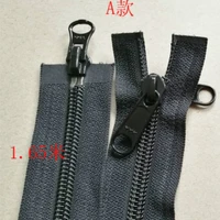 5 165cm long separable ykk zipper nylon coil double slider open end outdoor tent sleeping bag repair fix kit sewing accessory