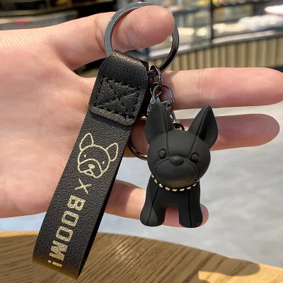 Бой брелок со щенком с бульдогом милый щенок кукла ткани для творческих