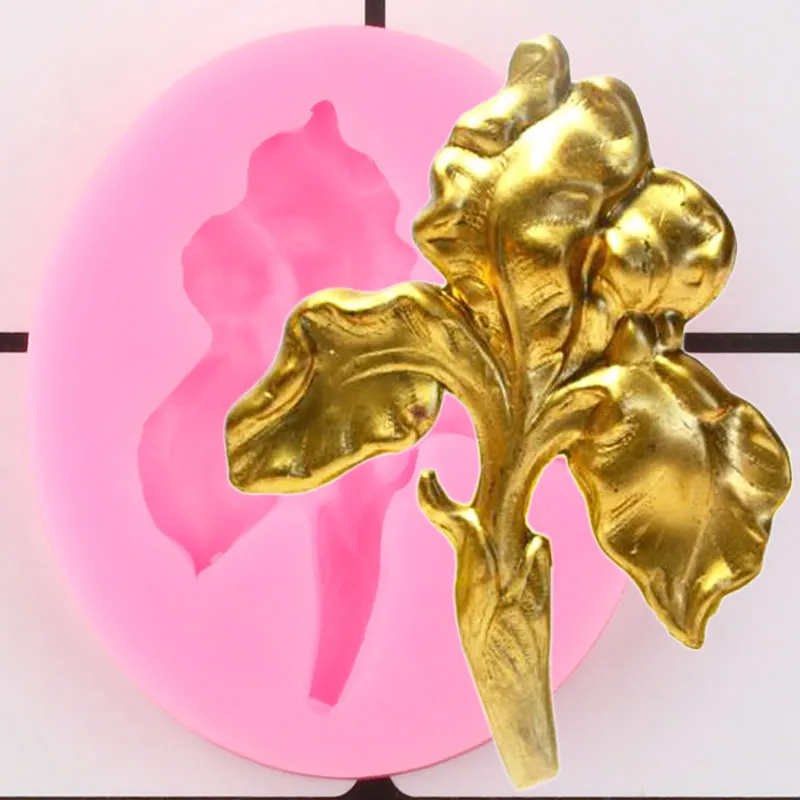 

Силиконовые формы в виде цветка Листья кекс Топпер инструменты для украшения тортов из мастики ювелирные изделия Полимерная глина конфеты ...