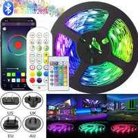 led strip bluetooth wifi app infrared remote control flexible rgb 5050 for living corridor luminou string for bedroom decoration