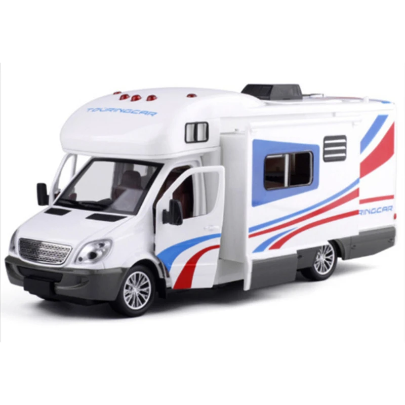 Модель автомобиля для отдыха из сплава 1/32 со звуком светильник кой 4 двери