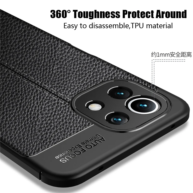

For Xiaomi Mi 11 Lite Case Mi 11 Lite Note 10 Pro Cover Shockproof Bumper Soft TPU Phone Back Cover For Xiaomi Mi 11 Lite Case