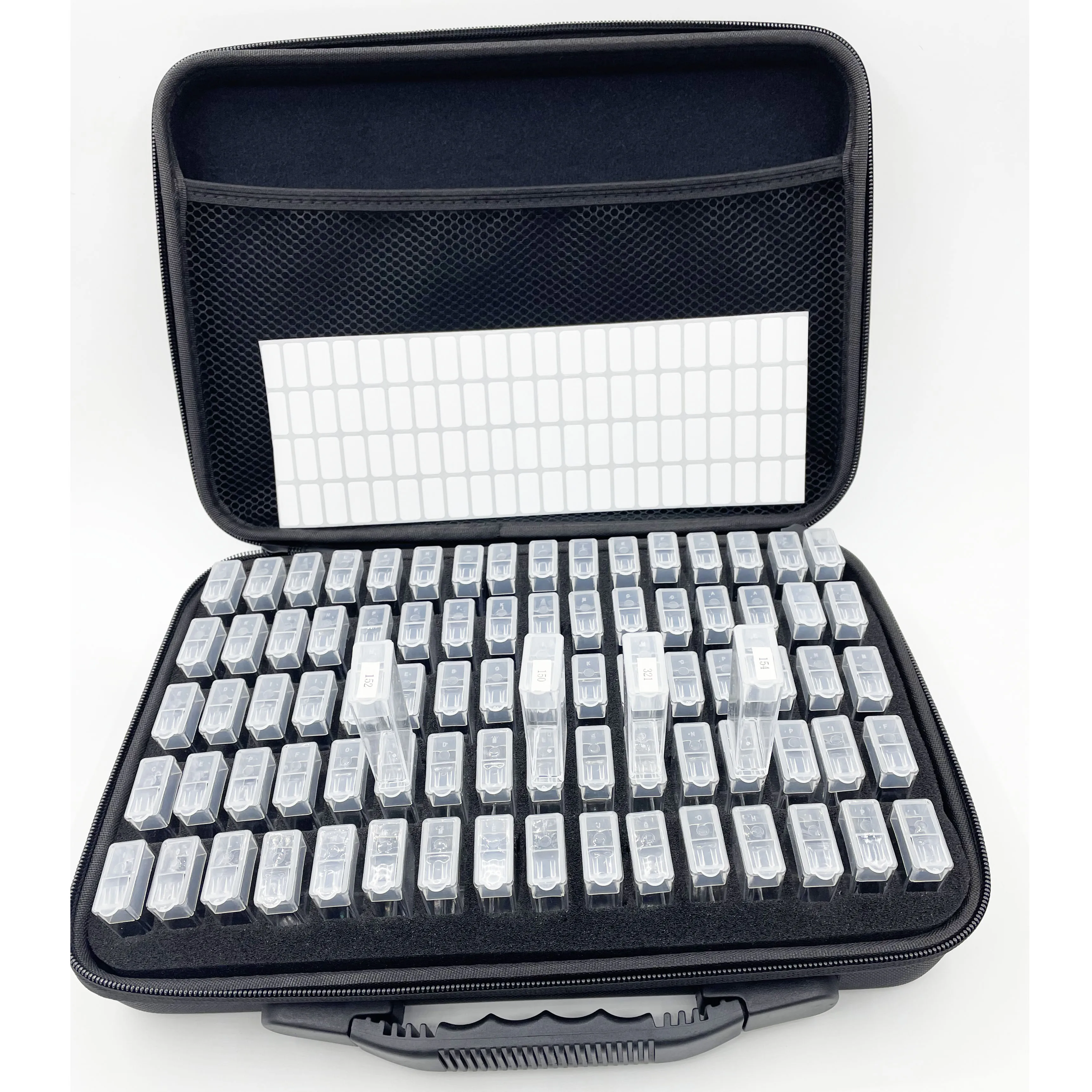 

7 Цвета 20/40/80 сетки Алмазная вышивка крестиком на рисунке, аксессуары инструментальный ящик контейнер для хранения диаманта сумка чехол выш...