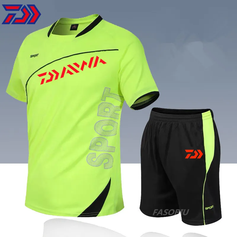 

2021 DAIWA Рыболовные костюмы, Мужская футболка для рыбалки, летние шорты для брюк, одежда для рыбалки, уличная спортивная одежда, одежда для рыб...