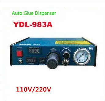 

Hot sale, 110V /220V Auto Glue Dispenser Solder Paste Liquid Controller Dropper YDL-983A Dispensing system H#